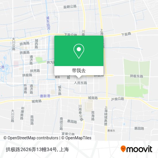 拱极路2626弄13幢34号地图