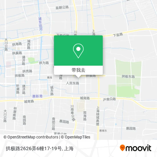 拱极路2626弄6幢17-19号地图
