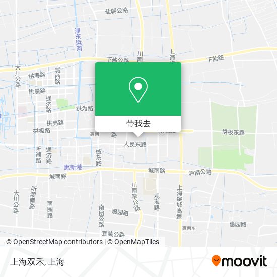 上海双禾地图