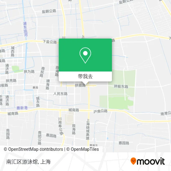 南汇区游泳馆地图