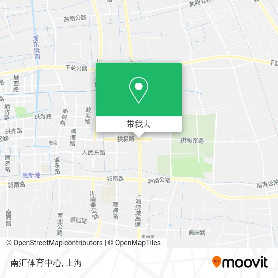 南汇体育中心地图