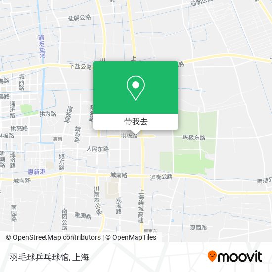 羽毛球乒乓球馆地图