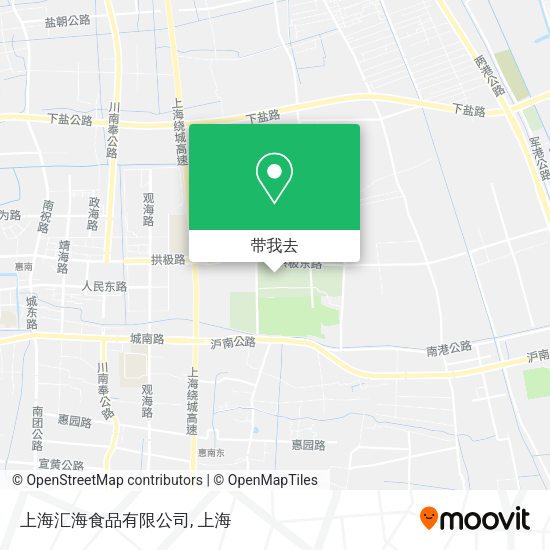 上海汇海食品有限公司地图