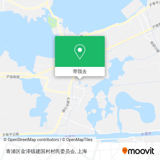 青浦区金泽镇建国村村民委员会地图