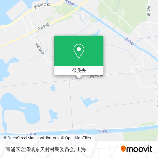 青浦区金泽镇东天村村民委员会地图