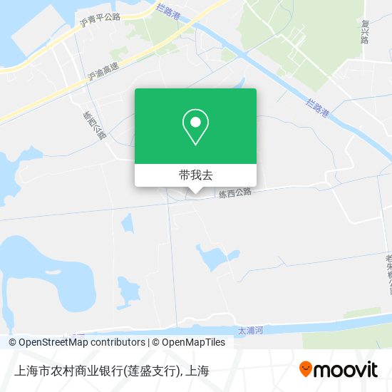 上海市农村商业银行(莲盛支行)地图