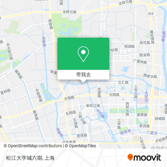 松江大学城六期地图