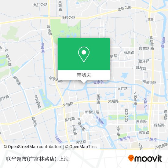联华超市(广富林路店)地图