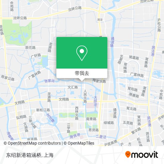 东绍新港箱涵桥地图