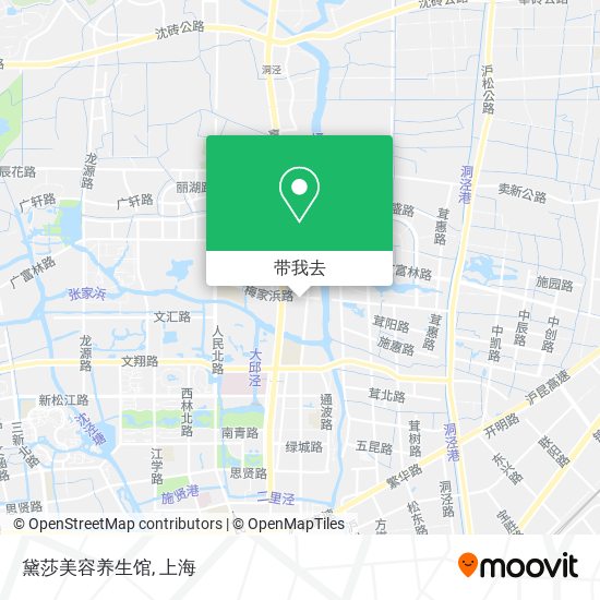黛莎美容养生馆地图