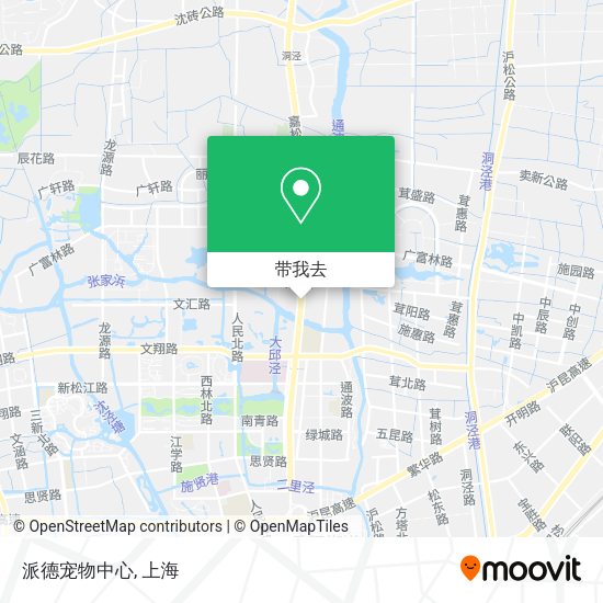 派德宠物中心地图