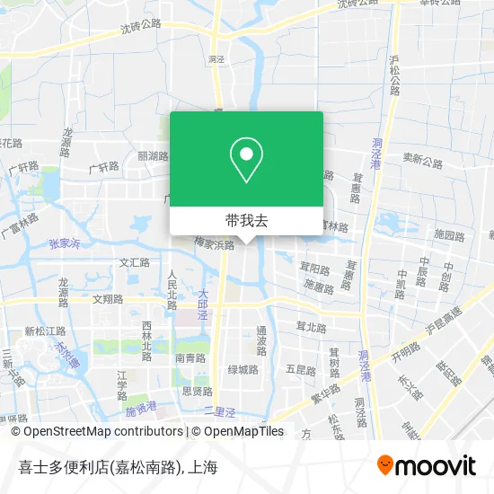 喜士多便利店(嘉松南路)地图