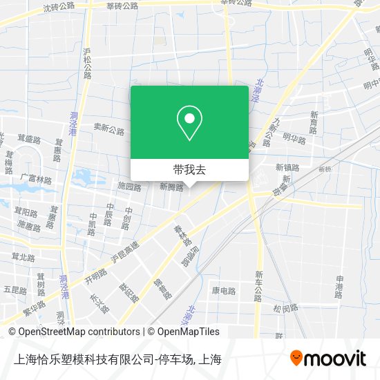 上海恰乐塑模科技有限公司-停车场地图