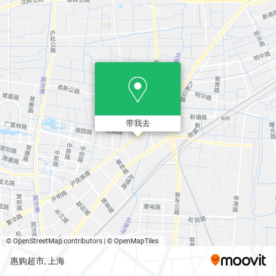 惠购超市地图