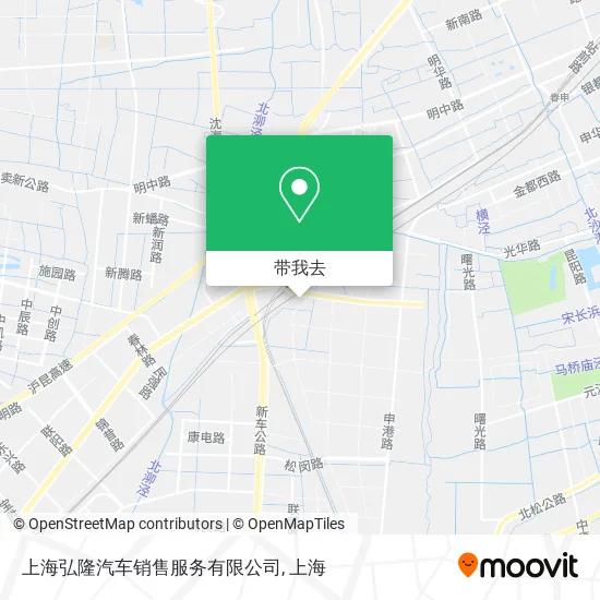 上海弘隆汽车销售服务有限公司地图