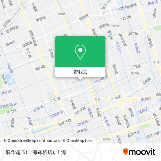 联华超市(上海颛桥店)地图