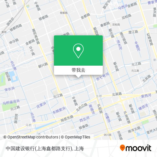 中国建设银行(上海鑫都路支行)地图