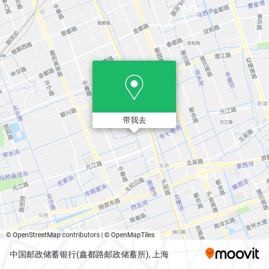 中国邮政储蓄银行(鑫都路邮政储蓄所)地图