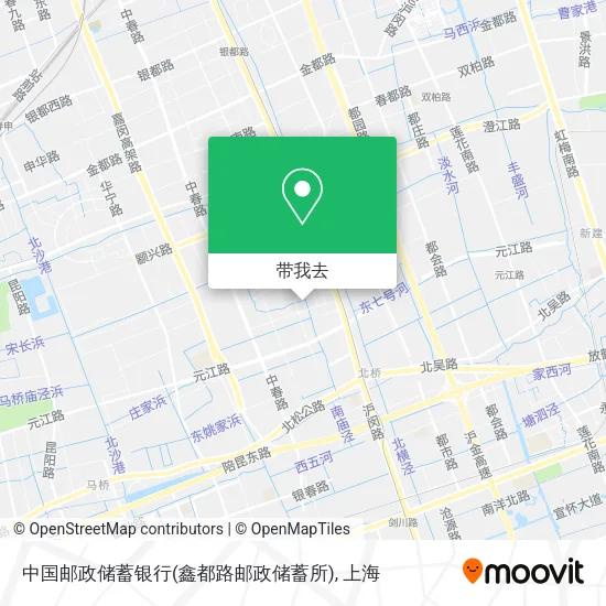 中国邮政储蓄银行(鑫都路邮政储蓄所)地图