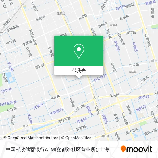 中国邮政储蓄银行ATM(鑫都路社区营业所)地图