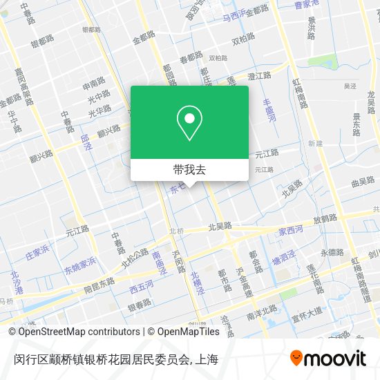 闵行区颛桥镇银桥花园居民委员会地图