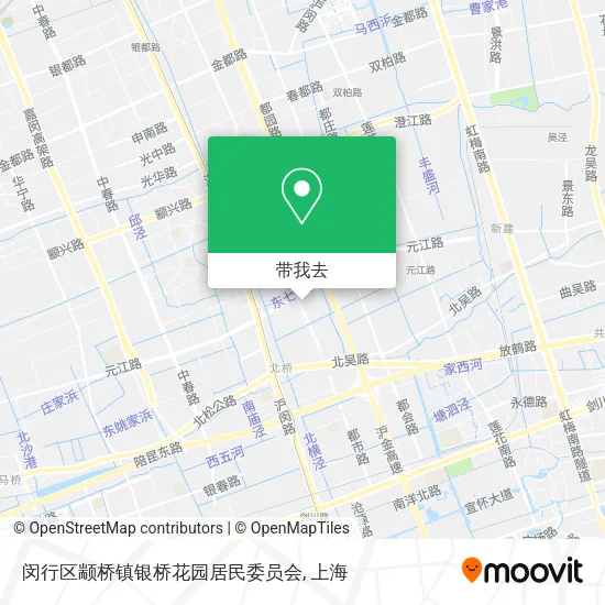 闵行区颛桥镇银桥花园居民委员会地图