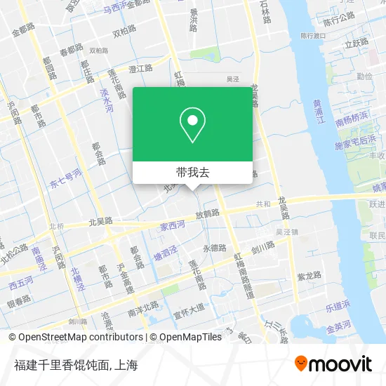 福建千里香馄饨面地图