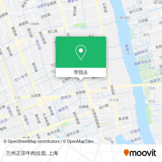 兰州正宗牛肉拉面地图