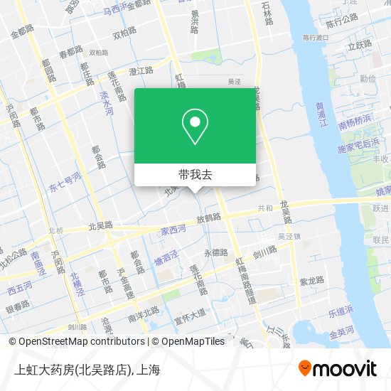 上虹大药房(北吴路店)地图