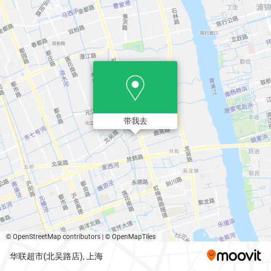 华联超市(北吴路店)地图