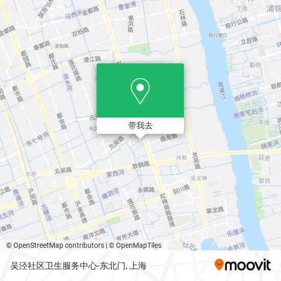 吴泾社区卫生服务中心-东北门地图