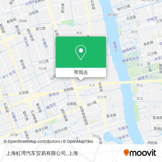 上海虹湾汽车贸易有限公司地图