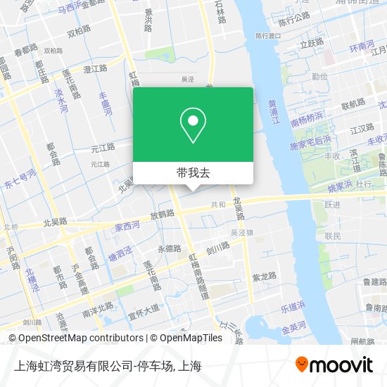 上海虹湾贸易有限公司-停车场地图