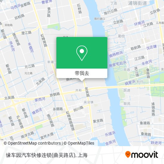 缘车园汽车快修连锁(曲吴路店)地图