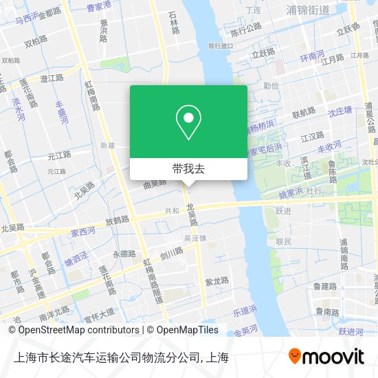 上海市长途汽车运输公司物流分公司地图