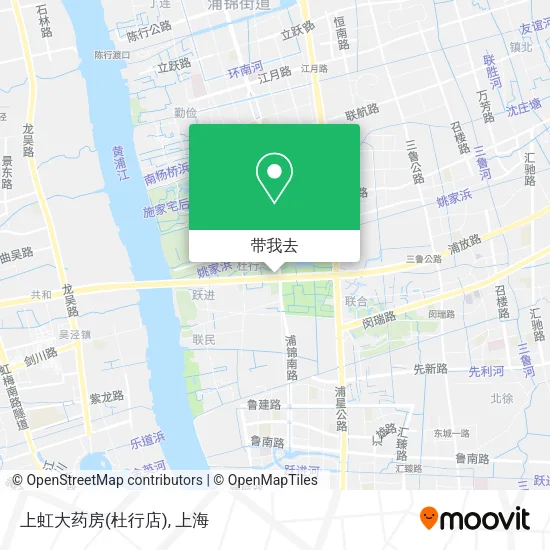 上虹大药房(杜行店)地图