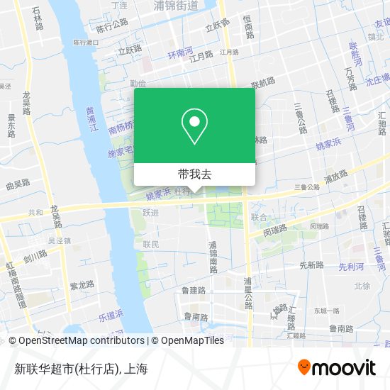 新联华超市(杜行店)地图