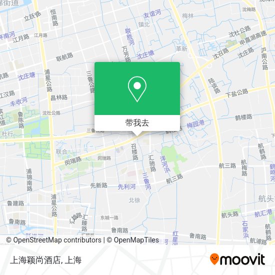上海颖尚酒店地图