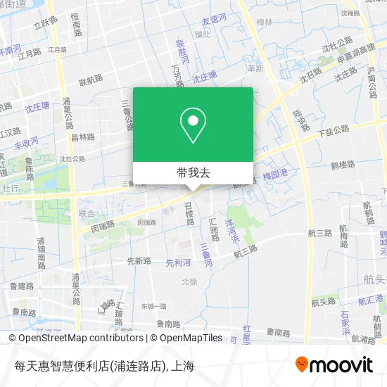 每天惠智慧便利店(浦连路店)地图