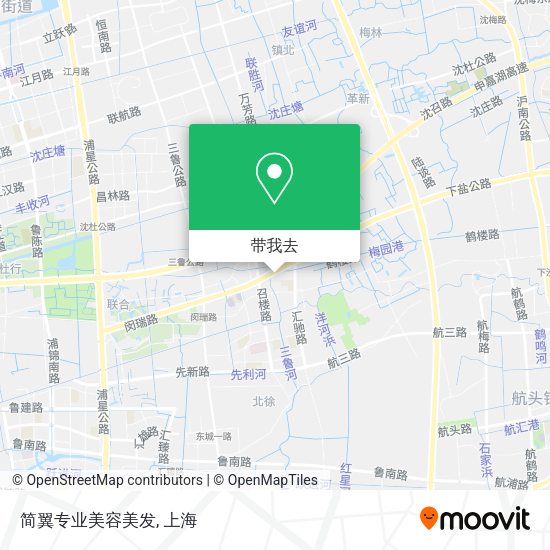 简翼专业美容美发地图