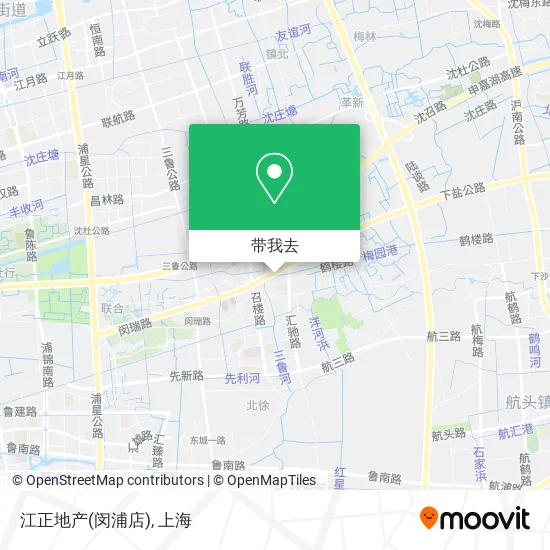 江正地产(闵浦店)地图