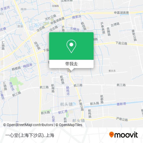 一心堂(上海下沙店)地图