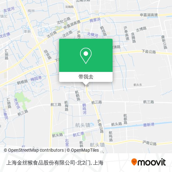 上海金丝猴食品股份有限公司-北2门地图