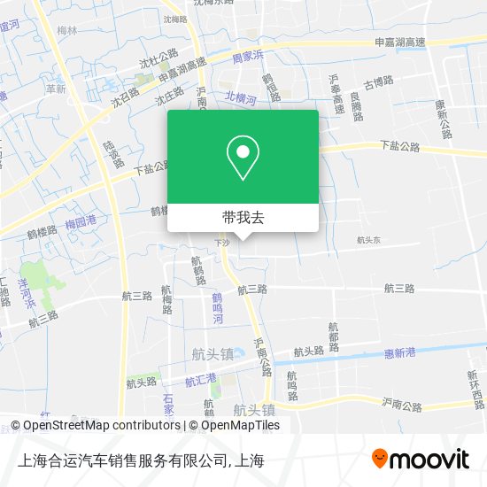 上海合运汽车销售服务有限公司地图