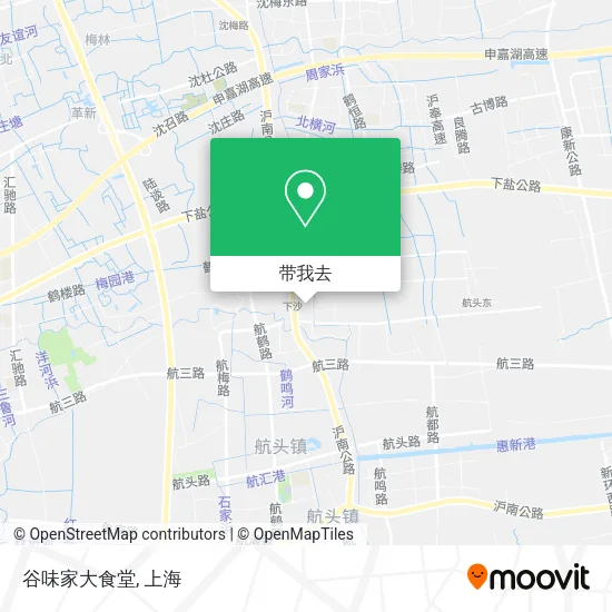 谷味家大食堂地图