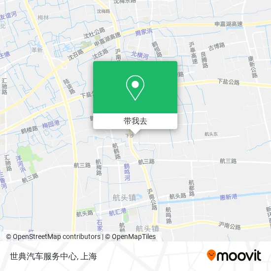 世典汽车服务中心地图