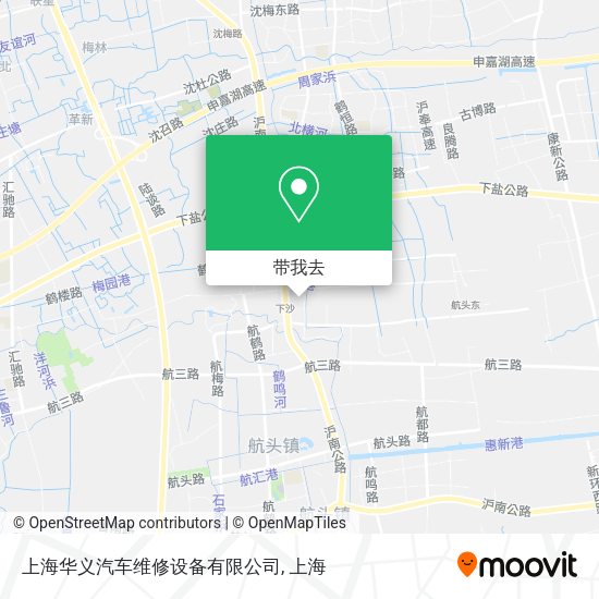 上海华义汽车维修设备有限公司地图