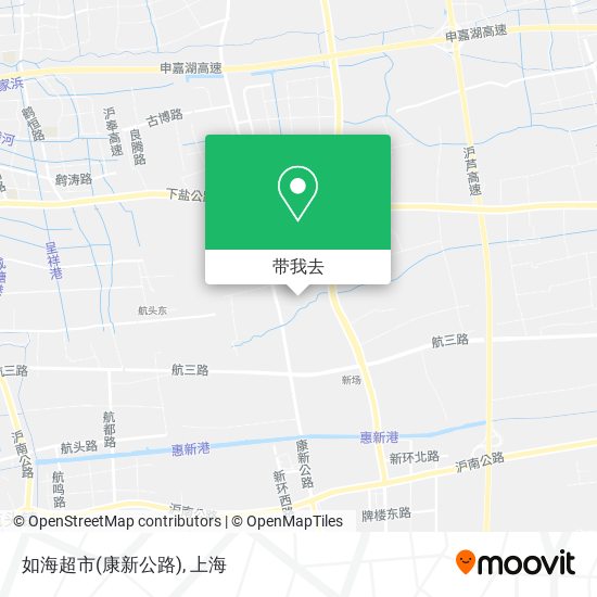 如海超市(康新公路)地图