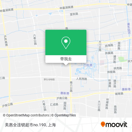 美惠全连锁超市no.190地图