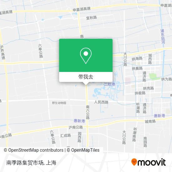 南季路集贸市场地图